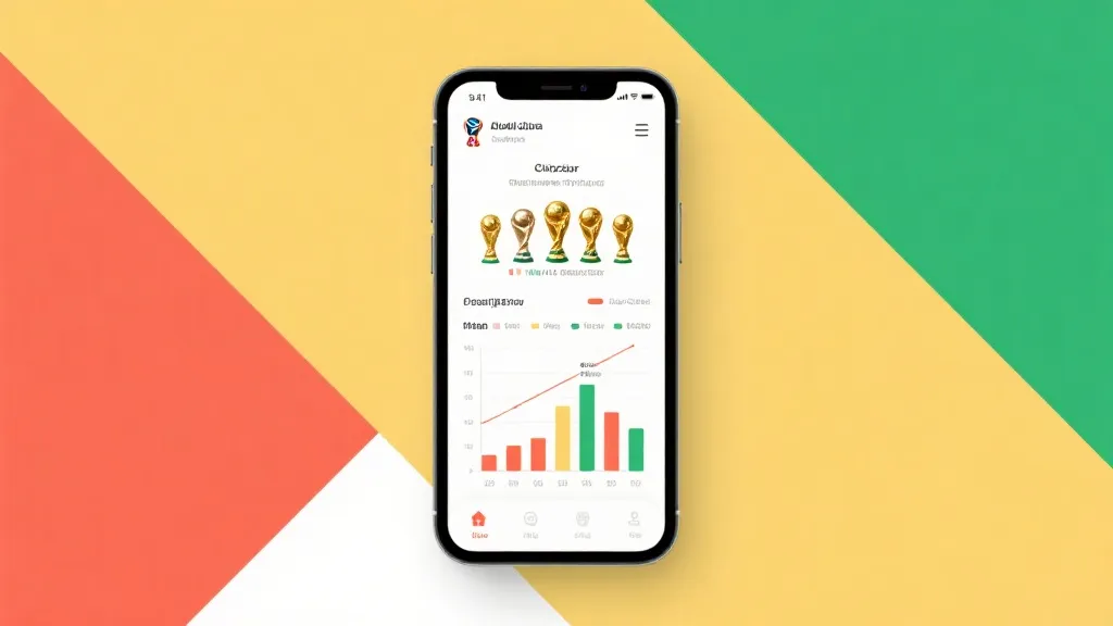 手机界面展示世界杯历届冠军App的数据可视化界面