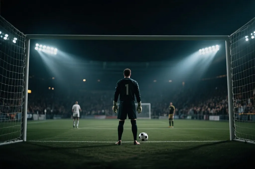 点球大战紧张氛围与门将对峙的复盘插图